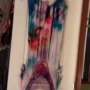 One world handkerchief hem summer dress